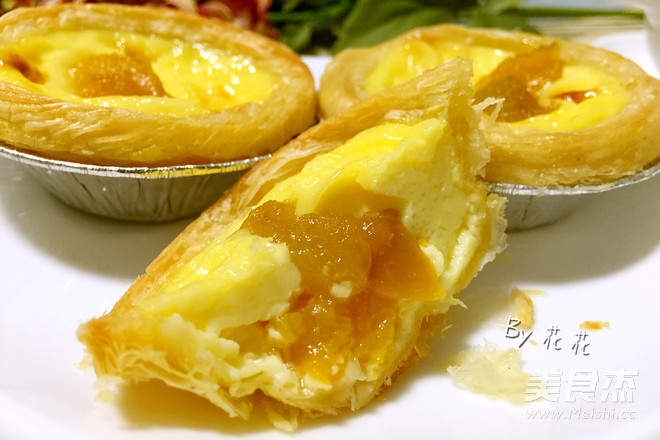 Yellow Peach Egg Tart recipe