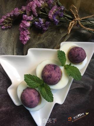 Purple Sweet Potato Egg recipe