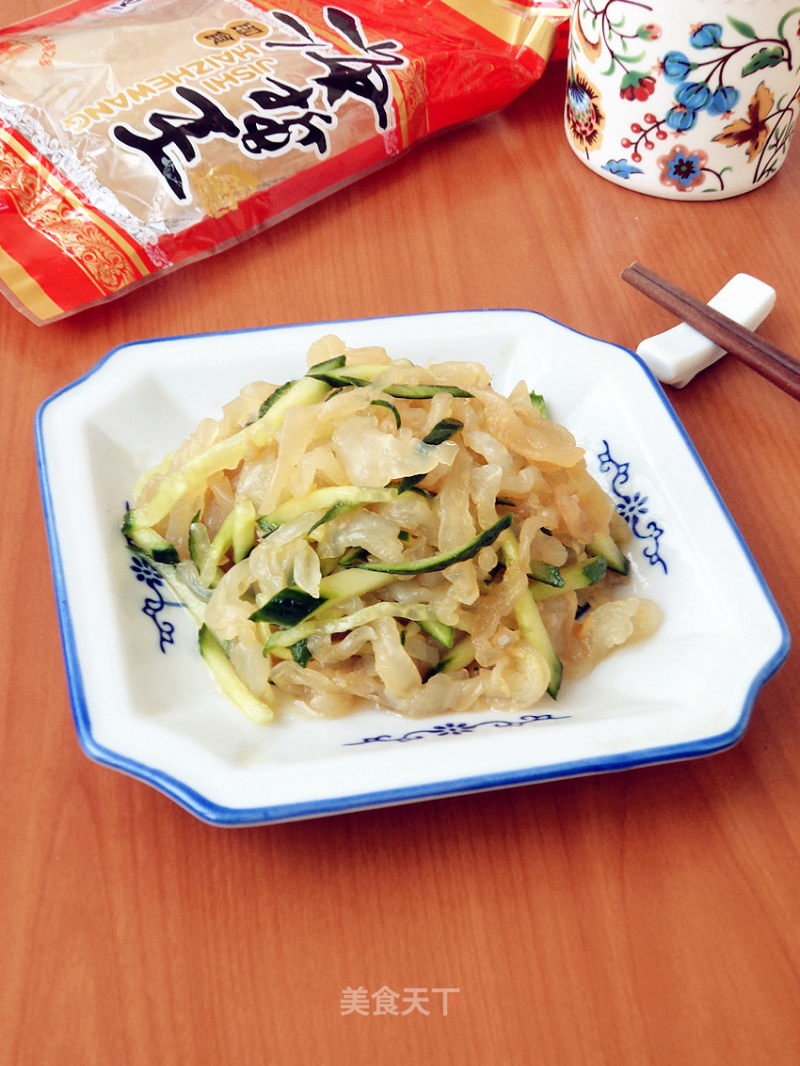 【tianjin】jellyfish Mixed with Cucumber recipe