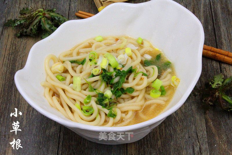 #春食野菜香# Wild Vegetable Noodles recipe