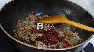 Eggplant Claypot with Minced Meat recipe