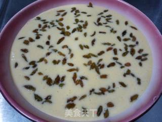 Delicious Custard Steamed Cake recipe