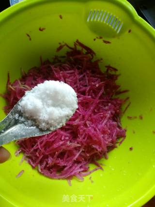 【shandong】sweet and Sour Radish Shreds recipe