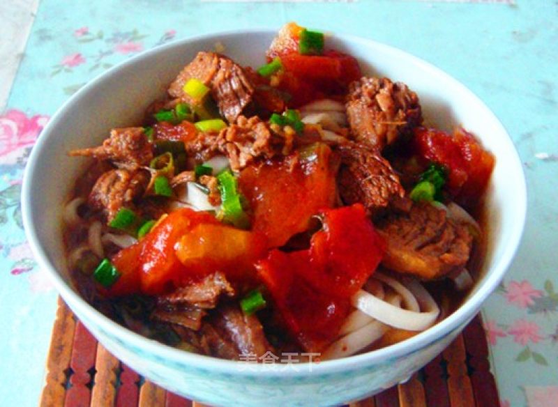 Lazy Version of Tomato Beef Noodle recipe