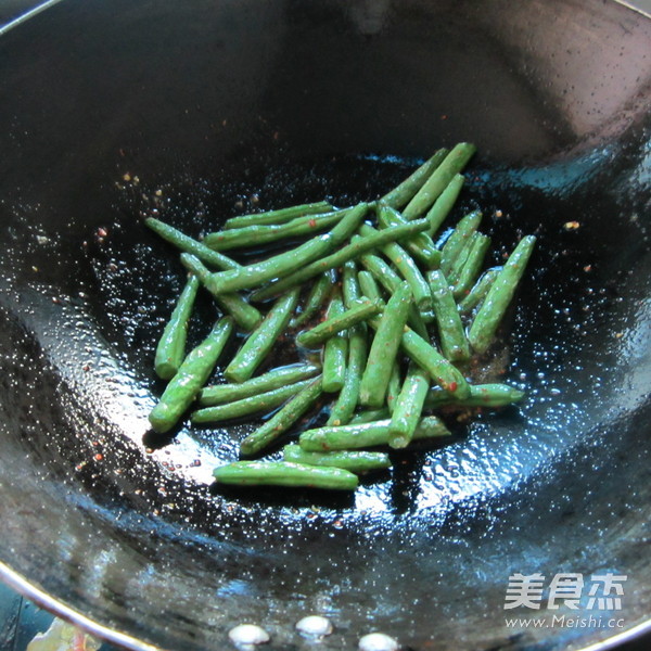 Vegetarian Fried String Beans recipe
