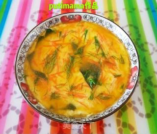 Vegetable Steamed Egg recipe