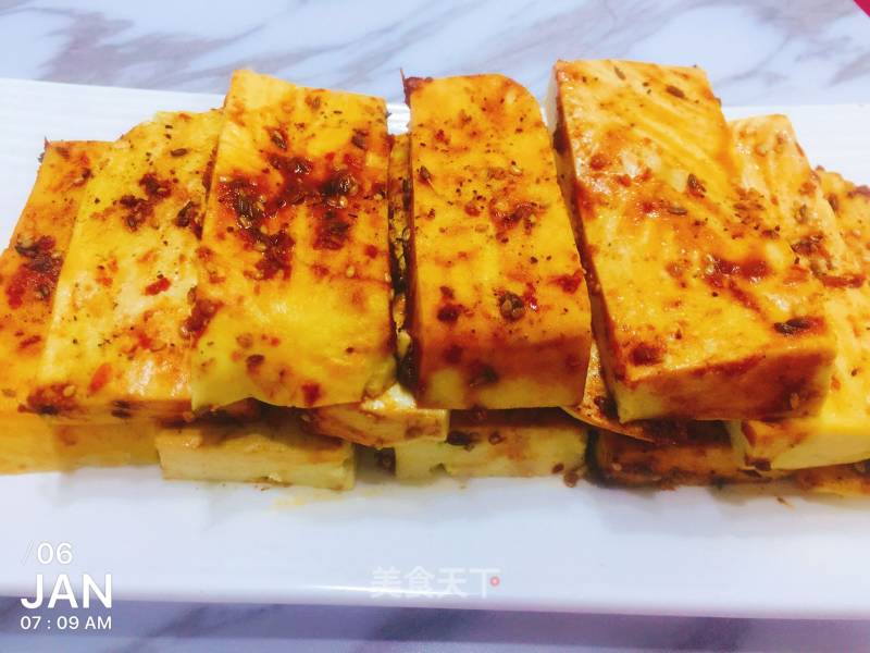 Grilled Tofu with Sauce recipe