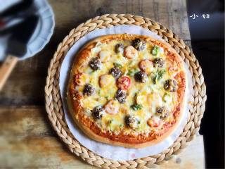 Beef Ball Pizza recipe