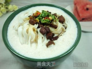 Peanut Soup Rice Noodles recipe