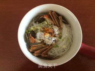 Steamed Crab with Vermicelli recipe