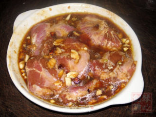 Garlic Roasted Pork Noodle Meat recipe