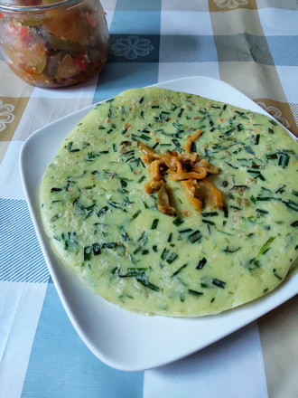 Leek Egg Pancake recipe