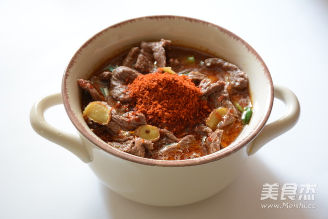 Sichuan-style Boiled Beef recipe