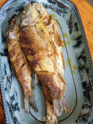 Grilled River Fish with Kimchi Fish recipe