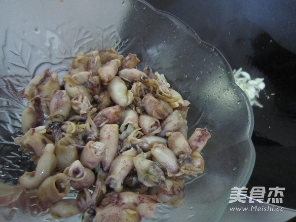 Fried Dried Squid with Broccoli recipe