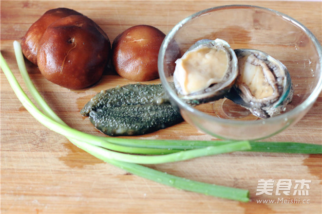 Abalone and Sea Cucumber Congee recipe