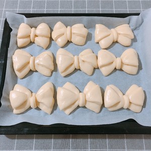 Soft Cute and Girly Heart 🎀 Bow Bread recipe