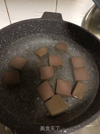 Duck Blood Tofu Pot recipe