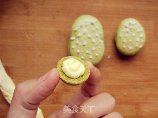 #aca Fourth Session Baking Contest# Making Pornographic Matcha Cactus Macaron recipe