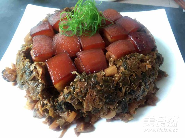 Shaoxing Rice Wine Dried Pork with Vegetables recipe