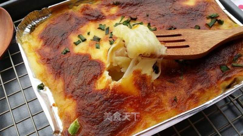 Cheese Baked Mashed Potatoes recipe