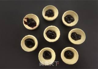 Blueberry Sandwich Egg Tart recipe