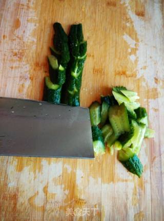 Cucumber with Crabmeat recipe