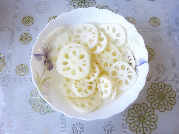 Cold Lotus Root Slices recipe