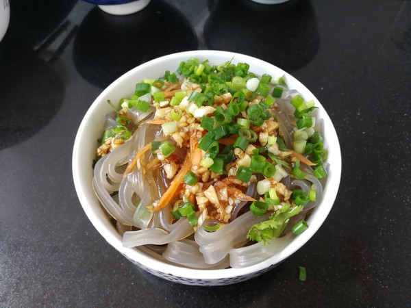 Vermicelli with Minced Garlic and Green Onion recipe