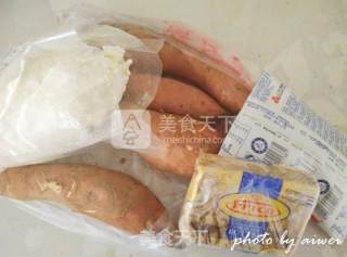 Baked Sweet Potato with Cheese recipe