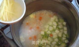 Crab Vermicelli Melon Porridge recipe