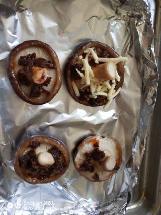 Lazy Version Cheese Baked Shiitake Mushrooms recipe