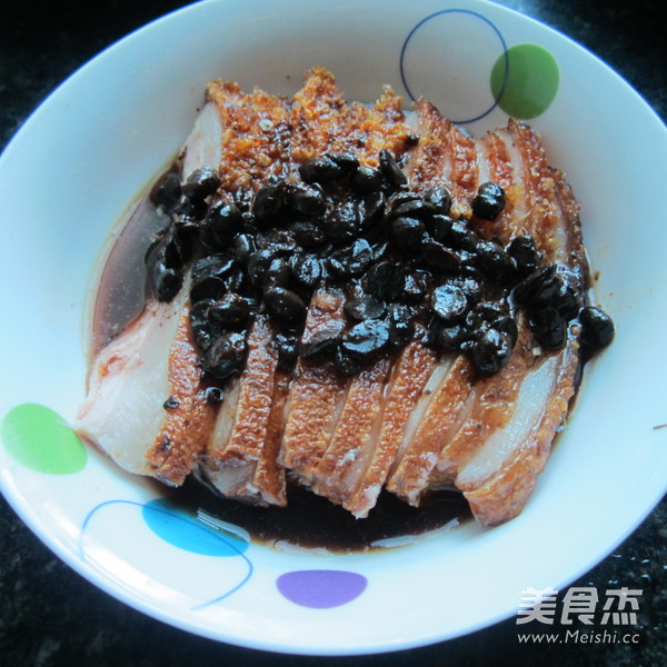 Steamed Dongpo Pork with Black Bean Sauce recipe