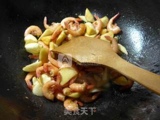 Fried Sea Prawns with Rice White recipe