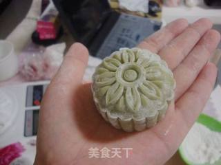 Colorful Snowy Mooncakes recipe