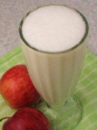 Sharbat Apple Milk Drink recipe