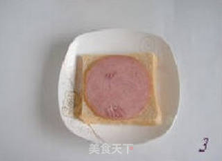 【ham and Cheese Sandwich】---- The Simplest and Quickest Breakfast recipe