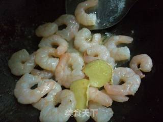 Fried Shrimp with Winter Bamboo Shoots recipe