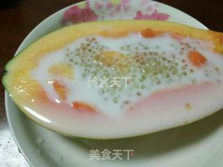 Papaya Coconut Sago recipe