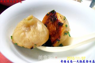 Fried Mustard with Fresh Meat recipe