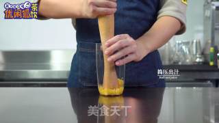 Matcha Fresh Orange Milk Jelly recipe