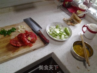 Scrambled Eggs with Loofah recipe