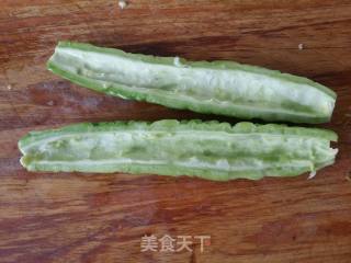 Bitter Gourd Strips with Minced Meat recipe