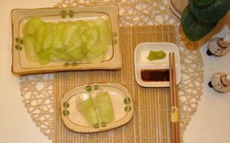 Wasabi Watermelon Rind recipe