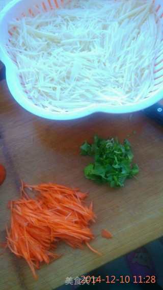 Choked Potato Shreds recipe