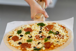 Salami Pizza recipe