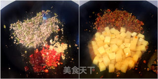 Hunan Cuisine Minced Pork Rice Tofu recipe