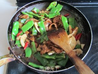 Sliced Pork Beans in Tempeh Sauce recipe