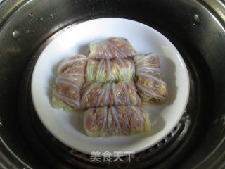 Chinese Cabbage Minced Meat Rolls recipe