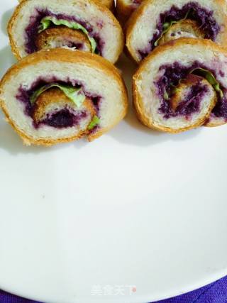 Half A Minute to Make Bread Rolls "purple Sweet Potato Bread Rolls" recipe